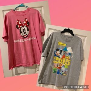 Lot of 2 Disney World Shirts, Size XL